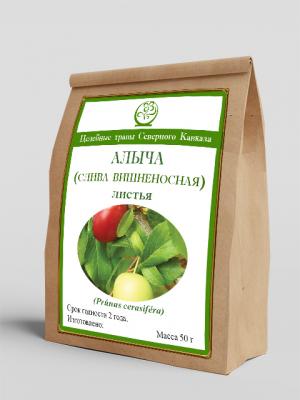 Алыча (слива вишненосная), (листья) (50г)