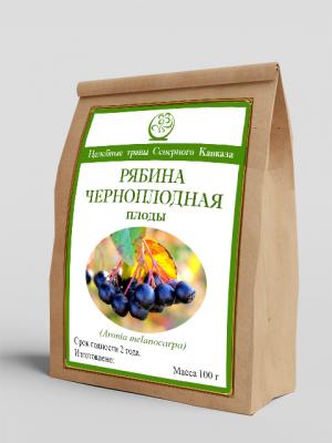 Рябина черноплодная (плоды) (100г)