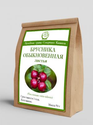Брусника обыкновенная (листья) (50г)