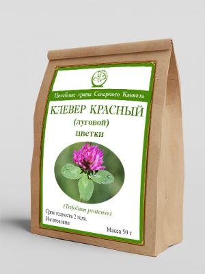 Клевер красный (луговой), (цветки) 50г