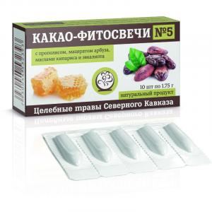 Какао-фитосвечи № 5